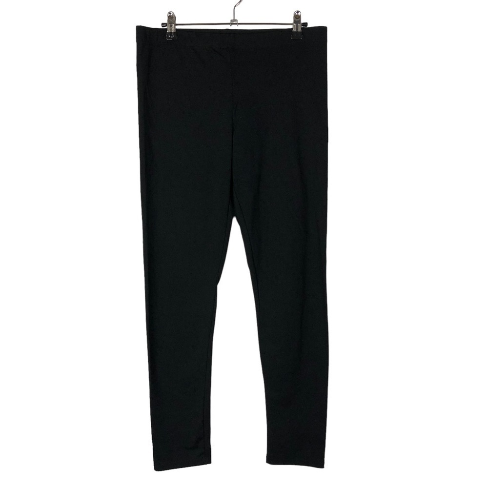 Chelsea‎ & Theodore Black Full Length Pull On Dress Leggings M